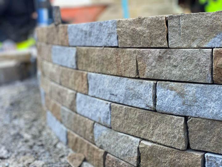 Natural stone walling and copings, perfect for creating durable, stylish garden walls, boundaries, and decorative features in any outdoor space.