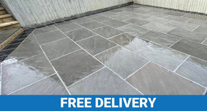 Kandla Grey Indian Sandstone 18mm Calibrated Project Pack (21M²)